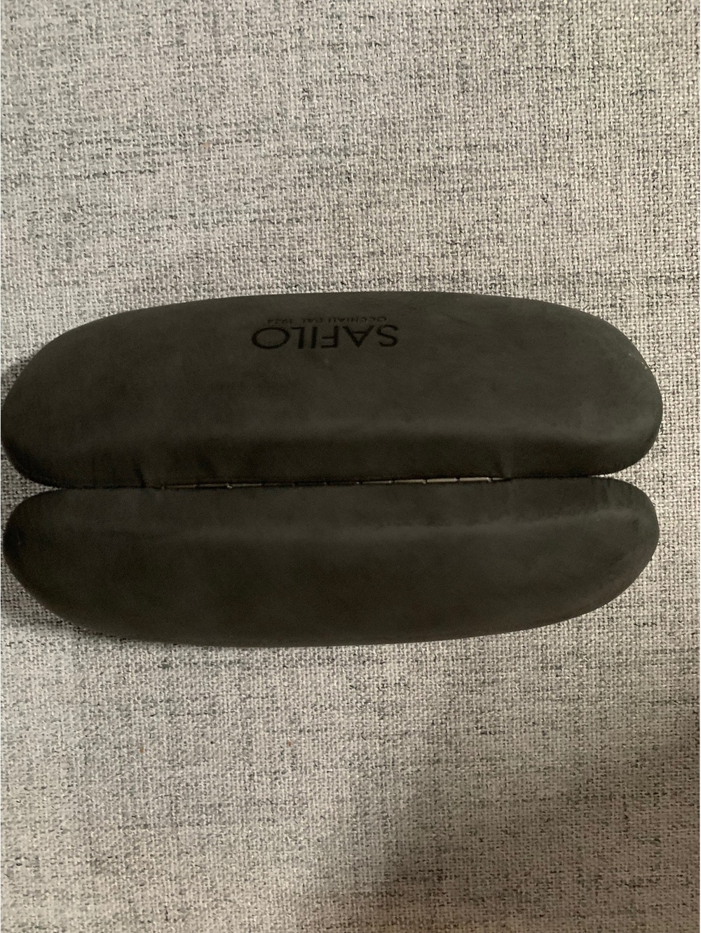 Safilo black eyeglasses case